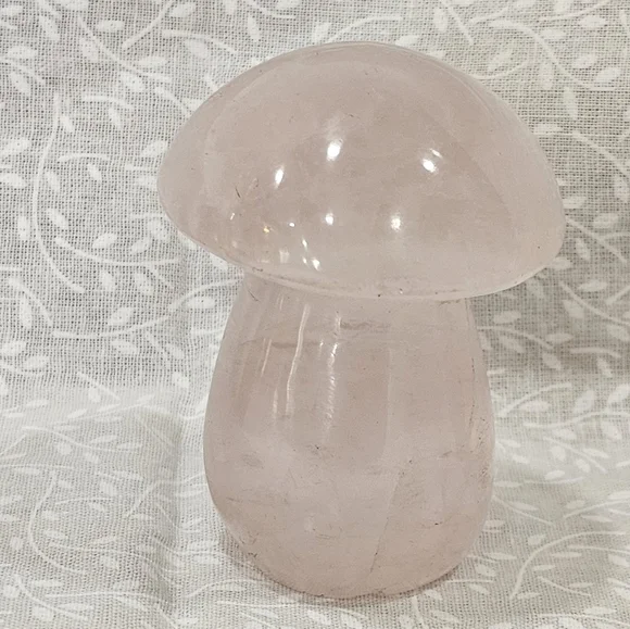 Pink Quartz Crystal Mushrooms - Picture 1 of 5